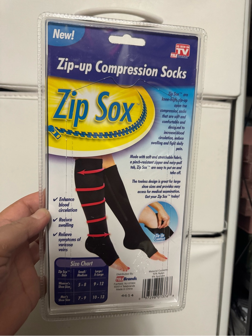 Zip-Up Compression Socks - Picture 2 of 2